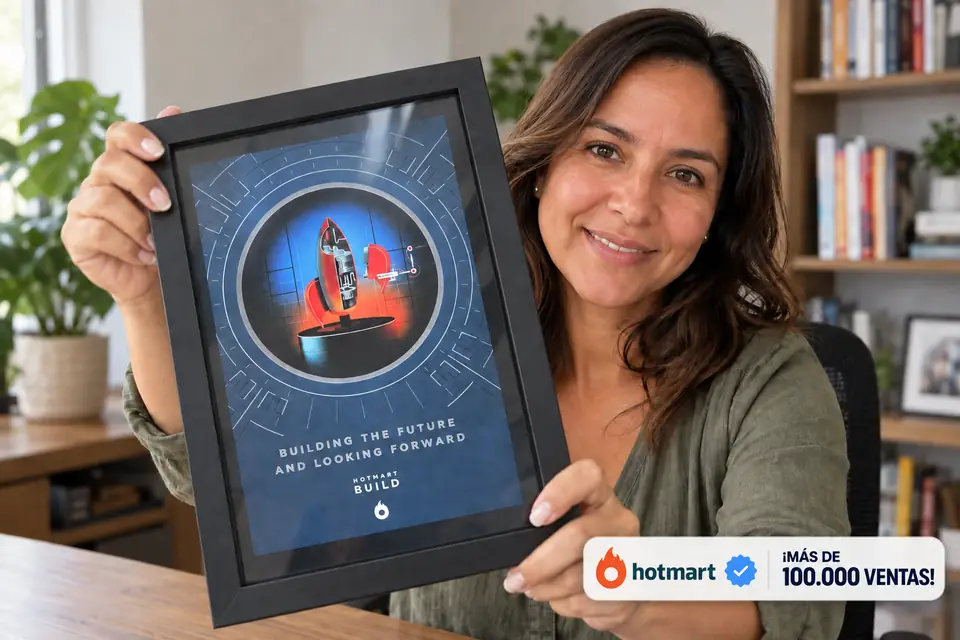 Reconocimiento de Hotmart por más de 100.000 ventas